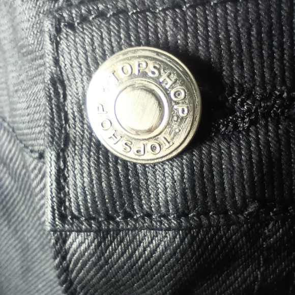 Topshop Mom Jeans In Black Size 8 W32 L32 NWT - Picture 10 of 12